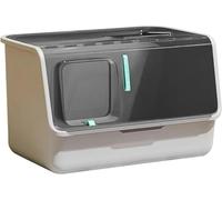 Closed Cat Litter Box Cat Litter Box With Lid Suitable For Big Cats And Kittens Easy To Clean With Litter Box 60 * 40 * 40cm-60 * 40 * 40cm-grey