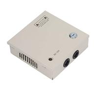Closed Circuit Power Supply, CCTV Power Supply 110V 220V 4 Channel with Lock and Keys for Lighting System