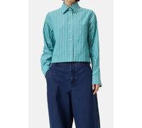 Closed Cropped Classic Shirt Meadow Green size S | Button-Down Shirts Outlet | Women | Green S