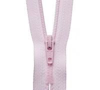 Closed End Zip - Pale Pink - YKK - Sizes: 4/5/6/7/8/9/10/12/14/16/18/20/22 Inch (18 Inch / 46cm)