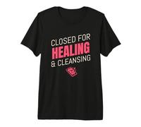Closed for Healing and Cleansing Digital Detox Analog Life Premium T-Shirt