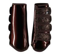 Closed front gaiters for horses with sequined tendon guard Horze