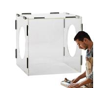 Closed Grinding Material- Acrylic Dust Protection for Polishing and Grinding | Sustainable Cap for Grinding Jobs, Transparent Housing for Duran Dust Control