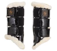 Closed horse boots in patent leather BR Equitation Majestic