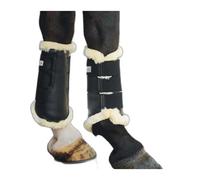 Closed horse gaiters with faux fur Kavalkade Show