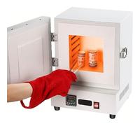 Closed Laboratory High-Temperature Furnace, 2000W Tabletop Stove, 1150°C Max for Jewelry Making, Metal Casting, Pottery Glazing