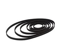Closed Loop Belt, 3D Printer GT2 2mm Pitch Closed Loop Timing Belt 114mm Multiple Sizes Pack of 5(Width 9mm)