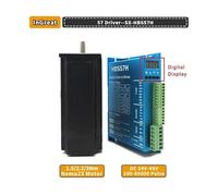 Closed-loop Stepper electronic starter Driver Kit Nem23 57mm/Nema34 86mm 1.5Nm-12Nm 4.2A-6A Servo electronic starter with Encoder HB808C 2PH IINKUEYK(57 Driver-SX-HBS57H,2.2Nm Nema23 Motor)