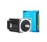 Closed Loop Stepper Motor Driver Kit 2PH 4.5/8.5/12Nm 6A Nema34 86mm Motor 400W Power Supply with Encoder Easy Step Servo Kit(5 Axis Motor Kit,8.5Nm)
