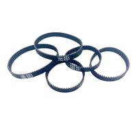 Closed Loop Timing Belt 2GT 2MGT Synchronous Rubber Timing Belt Pitch Length 156 158 160 162 164 166 168 170 172 174 Width 6mm Closed(2GT-174,5 pcs)