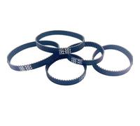 Closed Loop Timing Belt 2MGT 2M 2GT Synchronous Timing Belt Width 6mm Rubber Closed Pitch Length 116 118 120 122 124 126 128 130 132 134(2GT-122,5 pcs)