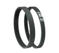 Closed Loop Timing Belt 2pcs Timing Geared Drive Belt 210-3-M-6/210-3-M-8 Perimeter 210mm Width 6/8mm Teeth 70 Spare For Vaccum Cleaner(2 x Width 8mm)