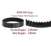 Closed Loop Timing Belt HTD 5M 435-5M Closed-Loop Transmission Timing Synchronous Belt 87 Arc Tooth 435mm Girth 10mm 11mm 12mm To 25mm Width 5mm Pitch(11mm)