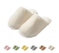 Closed Toe Womens Plush Slippers Mule Slippers For Women Anti-Slip House Shoes Lightweight Home Sliders Comfy Warm Sliders Faux Fur Lined Ladies Slides No Slip Indoor Slipper Cozy Fluffy Slide