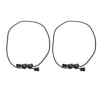 Closer 2PCS Croptck, Crop Band, Shirt, Crop Band for Tcking, Crop Adjustable Band, Shirt Cropping Band S Easy to Use Black