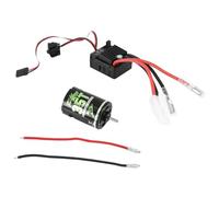 Closer 540 Brushed Motor 35T with 1060 Brushed ESC 60A 2-3S LiPo Waterproof Electric Speed Controller for RC 1/10 Car