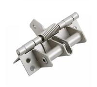 Closer Automatic Closing Hinge Buffer 4-inch Invisible Door Spring Hinge 90 Degree Right Angle Locator*2pcs(Gold)