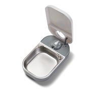 Closer Pets C100 One Meal Automatic Pet Feeder For Cats And Small Dogs With Stainless Steel Bowl Insert