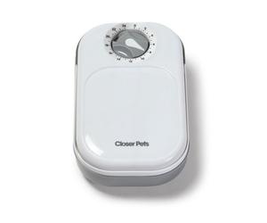 Closer Pets C100 Automatic Pet Feeder - One-Meal, Stainless Steel Bowl Inserts