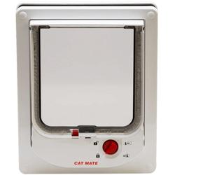 CLOSER PETS Cat Mate Electromagnetic Cat Flap - White, White