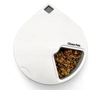 Closer Pets Five-Meal Automatic Battery Powered Pet Feeder With Digital Timer (C500)