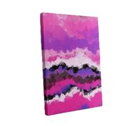 Closer To The Start Abstract Canvas Print for Living Room Bedroom Home Office Décor, Wall Art Picture Ready to Hang, 76x50 cm (30x20 Inch) CAN3020-V1022-CK-1486