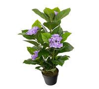 Closer2Nature 2ft 7 - Light Purple Hydrangea Plants - Artificial Plant; Faux Silk Flowers Indoor Plant Perfect for Home Decor - Kitchen, Lounge and Office