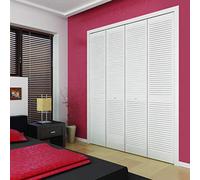 Closet Door, Bi-fold, Kimberly Bay Traditional Louver-Louver White 80 in x 30 in.