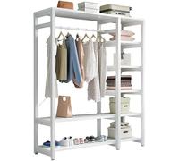 Closet Organizer - Heavy Duty Portable Clothing Rack with Multi-Layer Shelves for Clothes and Shoes Storage