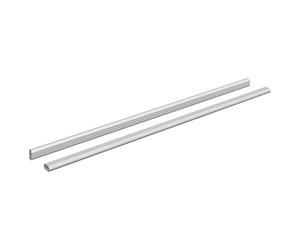 Closet Rod Silver Aluminium Alloy Clothing Bar Wardrobe Hanger Storage vidaXL