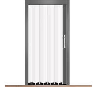 Closet Sliding Door Sliding Closet Doors Locking Accordion Doors for Space Saving and Privacy Invisible Sliding Door(WxH 45x80in/113.5x203cm)