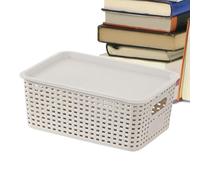 Closet Storage Bin - Kitchen Organisation, Supplies, Snack Bowls for Frame Shelf, Storage Box for Organising, Portable Stacking Clothes for Playroom Storage Road, Hollow Rails for Tools