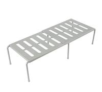 Closet Storage Rack,36cm to 69cm Extendable Kitchen Organiser Space Saving Multifunctional Wardrobe Cupboard Decorative Shelves Cabinet Holders for Fridge Pantries Countertops Utensils (Gray)