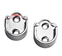 Closet Wardrobe Rail Zinc Rod Socket Support Tube Round End Hanr Holder Silver Bracket Alloy 2pcs Organization Hardware(22MM)
