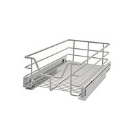 ClosetMaid 32101 Premium 11.5-Inch Wide Kitchen Single Tier Cabinet Pull Out Basket, Platinum