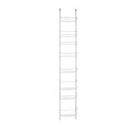 ClosetMaid 8 Tier Adjustable Rack 12" Wide, White, 195.5 cm x 13.2 cm x 30.5 cm