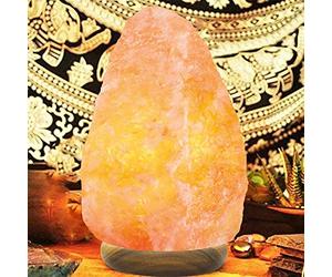 Clossy London 12-15 KG Himalayan Salt Lamp- Pink Crystal Light Home Décor Accessory with Button Control and British Style Electric Plug Fine Quality Relaxation Gifts for Men & Women