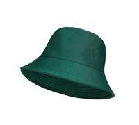 Clossy London Crushable Bucket Hat | Reversible & Foldable | 100% Cotton UV Travel & Festival Cap | Bear Design | Unisex Adults & Kids | Beach, Fishing, Summer | (UK, Alpha, XS, Dark Green)
