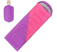 Clostnature Sleeping Bag for Adults and Kids - Compact Lightweight Sleeping Bag, 3-4 Season Ultralight for Summer, Winter, Children, Girls, Boys, Camping, Backpacking with Storage Sack(Right Zipper)