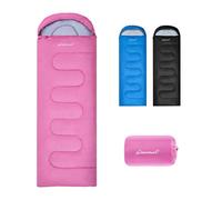 Clostnature Sleeping Bag for Adults and Kids - Lightweight Sleeping Bags for Camping, Compact 3 Season Ultralight Design, Warm and Wide Fit for Single Use, Ideal for Girls, Boys, Hiking, Backpacking