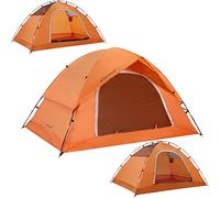 Clostnature Waterproof 2-Man Camping Tent - Compact 2 Person Lightweight Dome Tent for Backpacking, Easy Set Up Outdoor Tent with Kids for Camping, Hiking, Mountaineering, Motorcycle Travel
