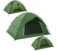 Clostnature Waterproof 4-Man Camping Tent - Compact 4 Person Lightweight Dome Tent for Backpacking, Easy Set Up Outdoor Tent with Kids for Camping, Hiking, Mountaineering, Motorcycle Travel