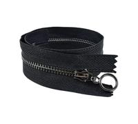 Closure Metal Zippers, 3#, 15-70cm, for Clothes Close/Open-End, Zipper Down Coat Long, Zips Repair Kits, DIY Sewing Accessories