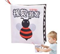 Cloth Babies Books | Soft Colorful Cloth Book Soft Cloth Books Crinkle Book,Crinkle Books for 9 Month Babies, Improve Observation, Memory & Arouse Curiosity