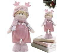 Cloth Baby Doll - Soft Plush Rag Doll for Girl - Safe Toys with Adjustable Leg Plush Realistic Decoration for Toddler Play Colleagues Daughter Housewarming Friends Thanksgiving Birthday Valentine's Bo