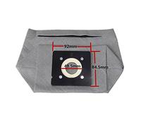 Cloth Bags Washable Dust Paper Bag Compatible For Tefal TW5295RA TW5243RA, Compatible For Rowenta ZR0032 ZR0039 RO2052 RO2033 RO2113 Vacuum Cleaner, (Color : 2 cloth bags)
