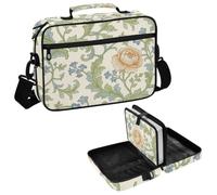 Cloth Bible Cover Retro Orange Rose William Morris Pattern Bible case