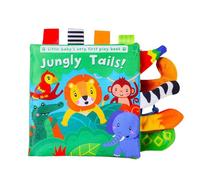 Cloth Book - Interactive Soft Crinkle Books , Development Interactive Sensory Books | Washable Colorful Cartoon Animal Soft Cloth Book Shower Toys for Girls