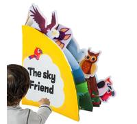 Cloth Book, Machine Washable Portable Fine Motor Skills, Learning Activity Book, for Home Car Airplane Classroom Daycare Road Trip Vacation Parent-Child Bonding Preschool