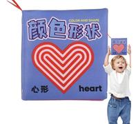 Cloth Books,Colorful Soft Cloth Book Interactive Crinkle Book | Crinkle Books For 9 Month, Improve Observation, Memory & Arouse Curiosity